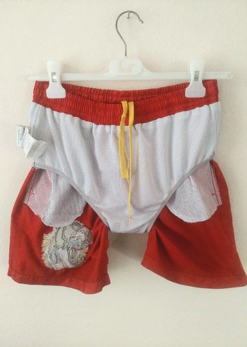 GUCCİ baskı kaplan işlemeli retro Şort - Görsel 6