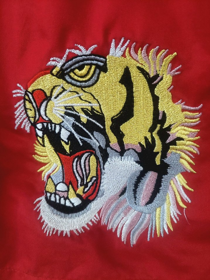 GUCCİ baskı kaplan işlemeli retro Şort - Görsel 2