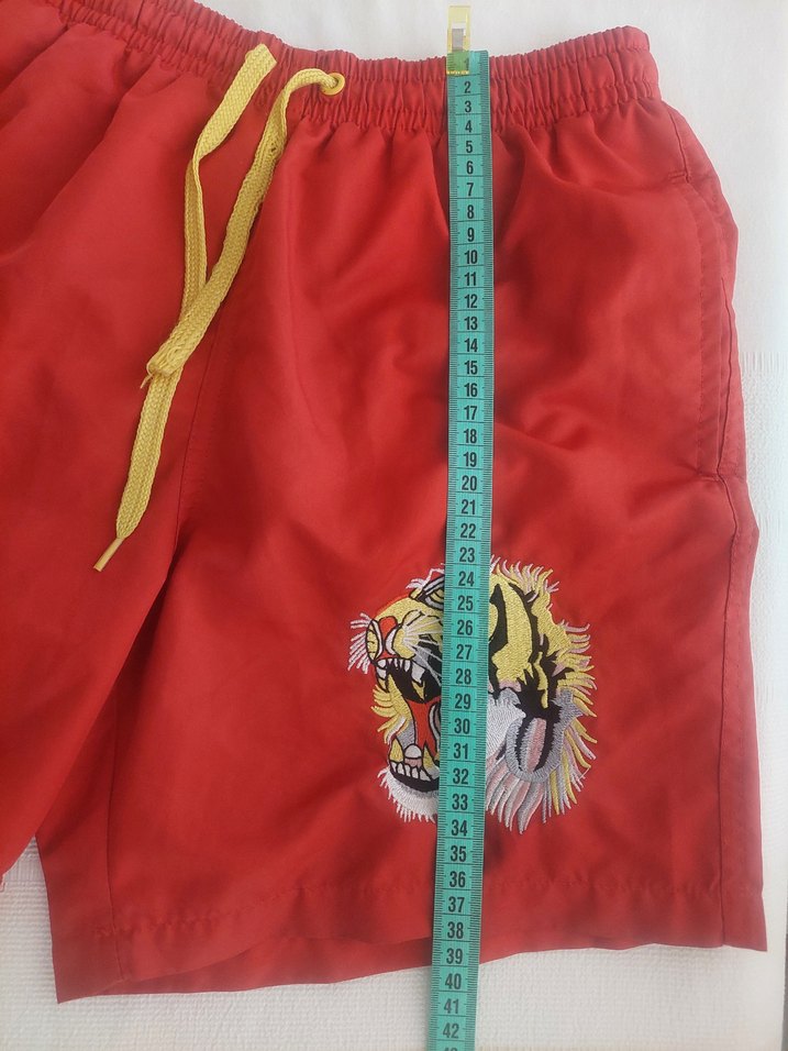 GUCCİ baskı kaplan işlemeli retro Şort — görsel 11/12