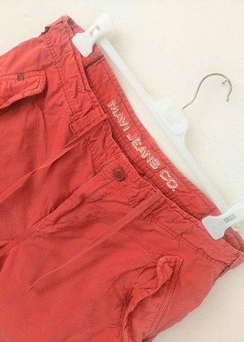 Mavi jeans kiremit rengi kargo Şort - Görsel 2