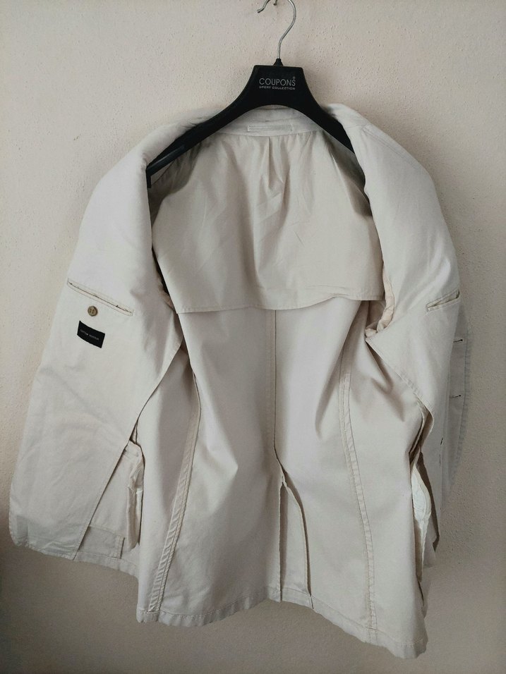 BEYMEN BUSINESS erkek yırtmaç detaylı çift düğmeli ceket - Görsel 4