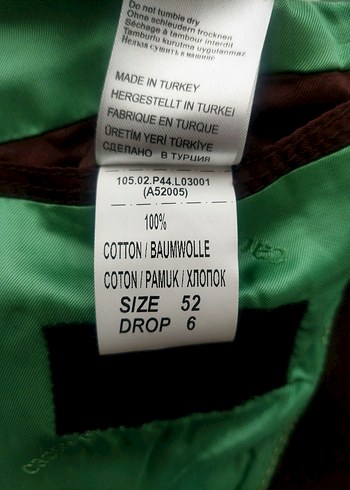 Cacharel erkek nakış Armalı U cepli Vizon renk ceket - Görsel 8