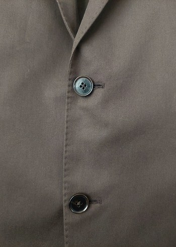 Cacharel erkek nakış Armalı U cepli Vizon renk ceket - Görsel 6