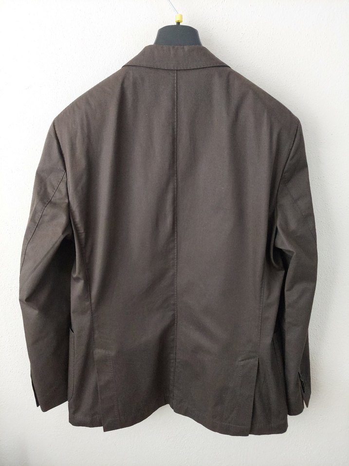 Cacharel erkek nakış Armalı U cepli Vizon renk ceket - Görsel 2