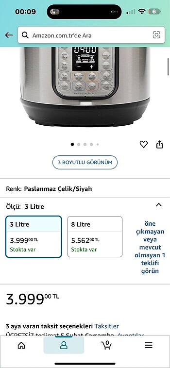 Diğer 3 litre ınstant pot