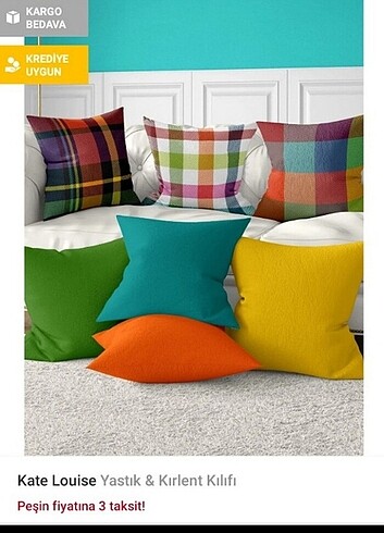 Renkli yastıklar 