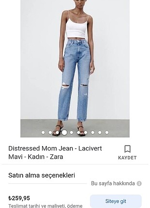 Zara mom jean