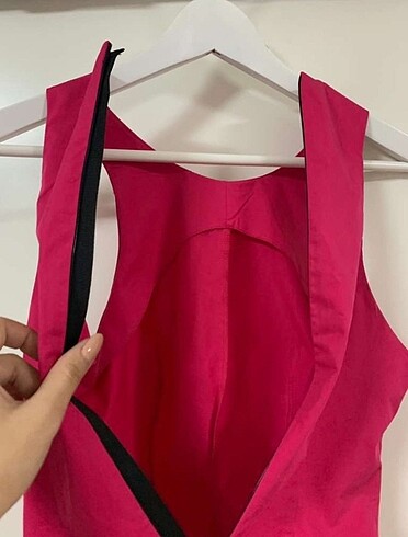 s Beden pembe Renk Zara büstiyer halter yaka 1 defa kullanıldı s beden pembe renk t