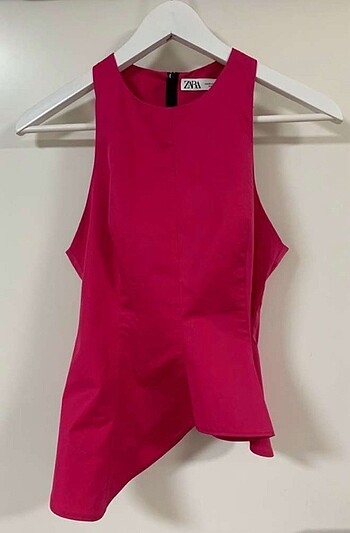 s Beden Zara büstiyer halter yaka 1 defa kullanıldı s beden pembe renk t
