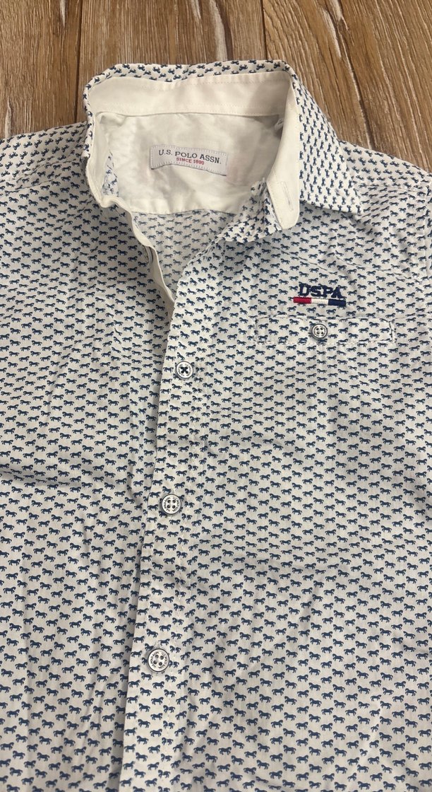 Erkek Gri Baskılı Uzun Kollu Gömlek - Görsel 2