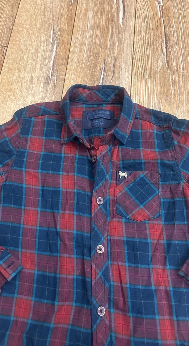 Bordo Kareli Uzun Kollu Erkek Gömlek - Görsel 2