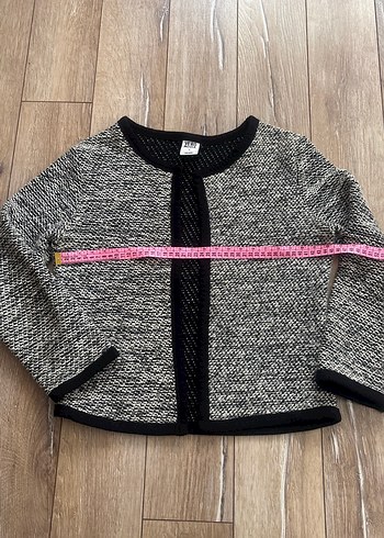 Gri Triko Hamile Hırka - Görsel 2