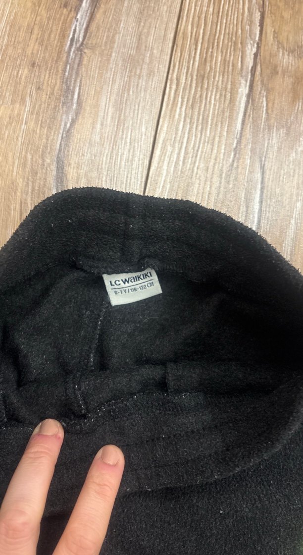 Siyah Erkek Çocuk Bol Kesim Eşofman Altı - Görsel 3