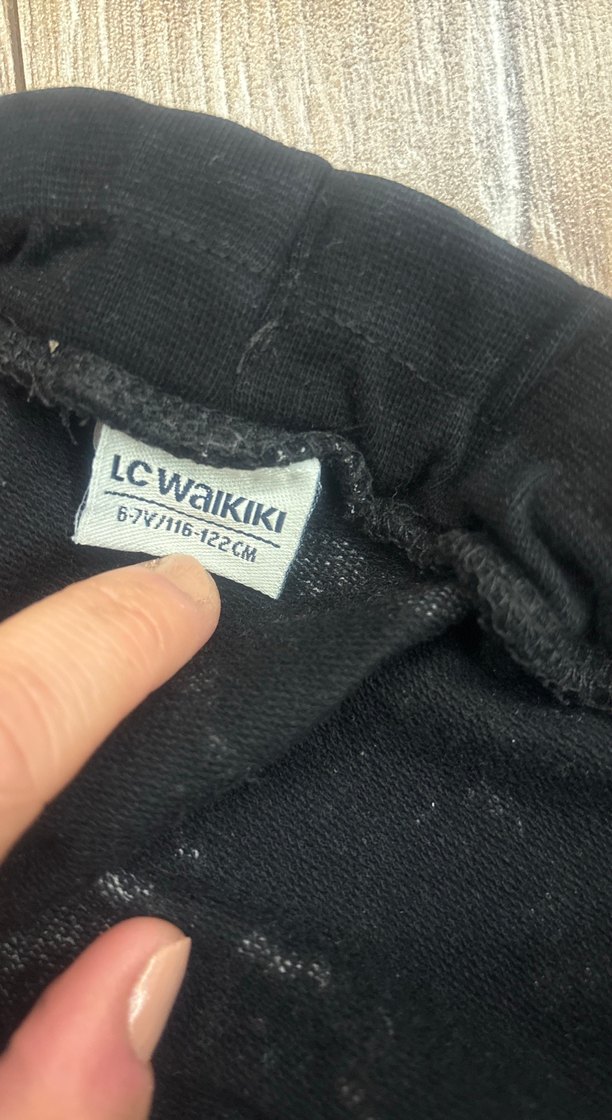 Erkek Çocuk Gri Batik Desenli Bol Kesim Eşofman - Görsel 3