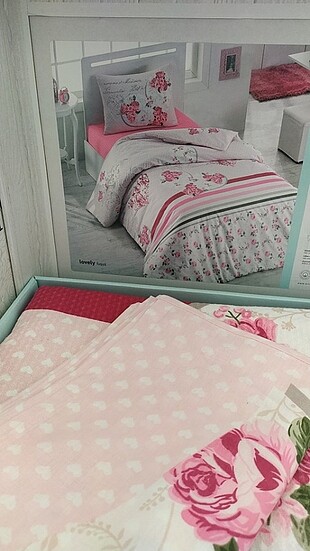 Beden çeşitli Renk Kristal Pike Takımı Lovely Fuşya Tek Kişilik