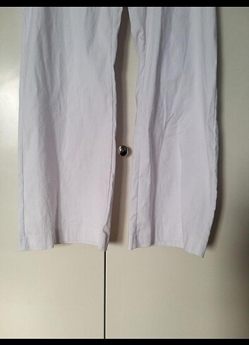 52 Beden beyaz Renk Likralı pantolon