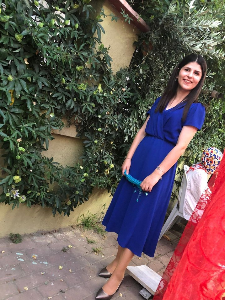 Mavi Uzun Salaş Elbisesi - Görsel 3