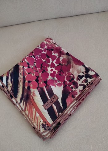 Pirinç Desenli İpek Görünümlü Kadın eşarp - Görsel 4