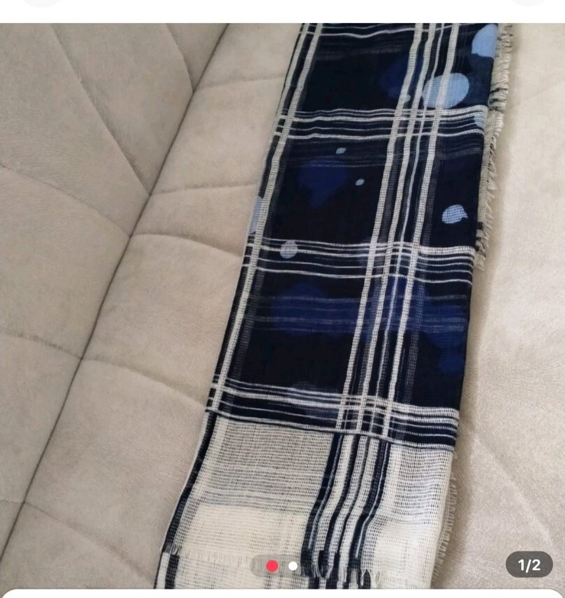 Mavi Pileli Kadı şal - Asandia - Görsel 2