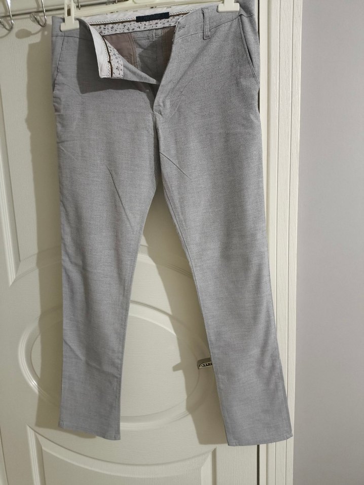 Gri Erkek Regular Fit Pantolon - Görsel 2