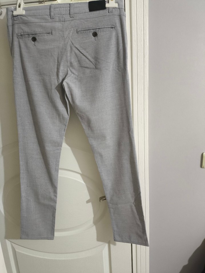 Gri Erkek Regular Fit Pantolon - Görsel 4