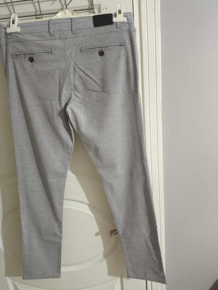Gri Erkek Regular Fit Pantolon - Görsel 3