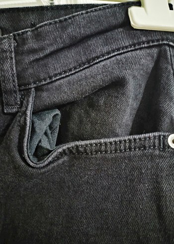 kadın momijin siyah kot pantolon - Görsel 9