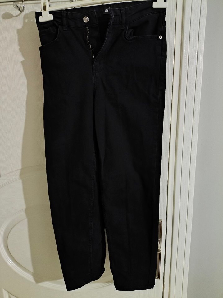 kadın momijin siyah kot pantolon - Görsel 3