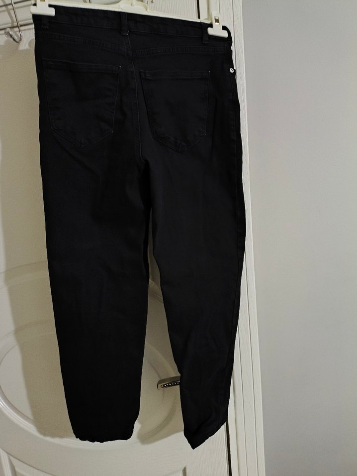 kadın momijin siyah kot pantolon - Görsel 4