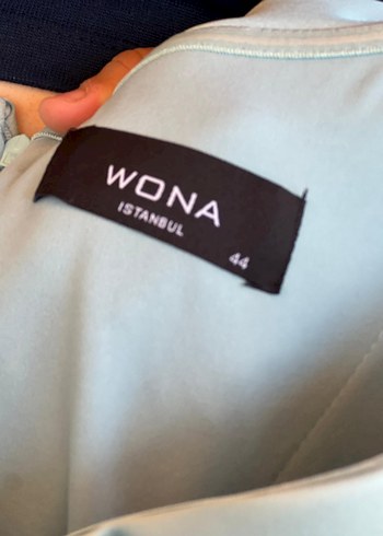 Drapeli Mavi Straplez Uzun Kadın Abiye Elbise - Görsel 3