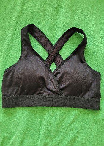 Siyah Gotik Sporcu Sütyeni