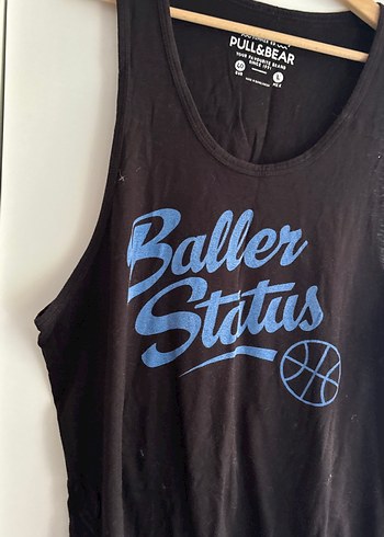 Erkek Siyah Baskılı atlet Tişört - Görsel 5