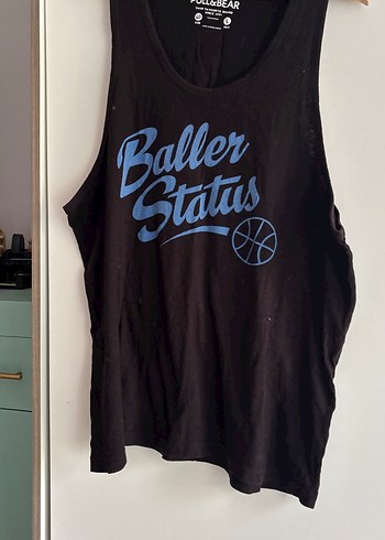 Erkek Siyah Baskılı atlet Tişört - Görsel 8