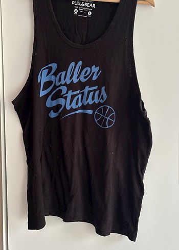 Erkek Siyah Baskılı atlet Tişört - Görsel 7