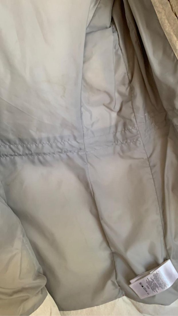 Colombia Bej Fermuarlı Orta Boy Kadın Kaban - Görsel 3