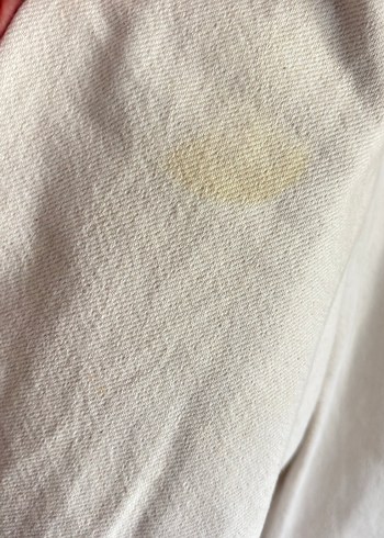 Yargıcı krem renkli Loose Fit Midi Keten Kadın Jean - Görsel 8