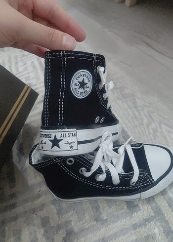 Siyah Bağcıklı  cocuk Spor Ayakkabı - Görsel 4