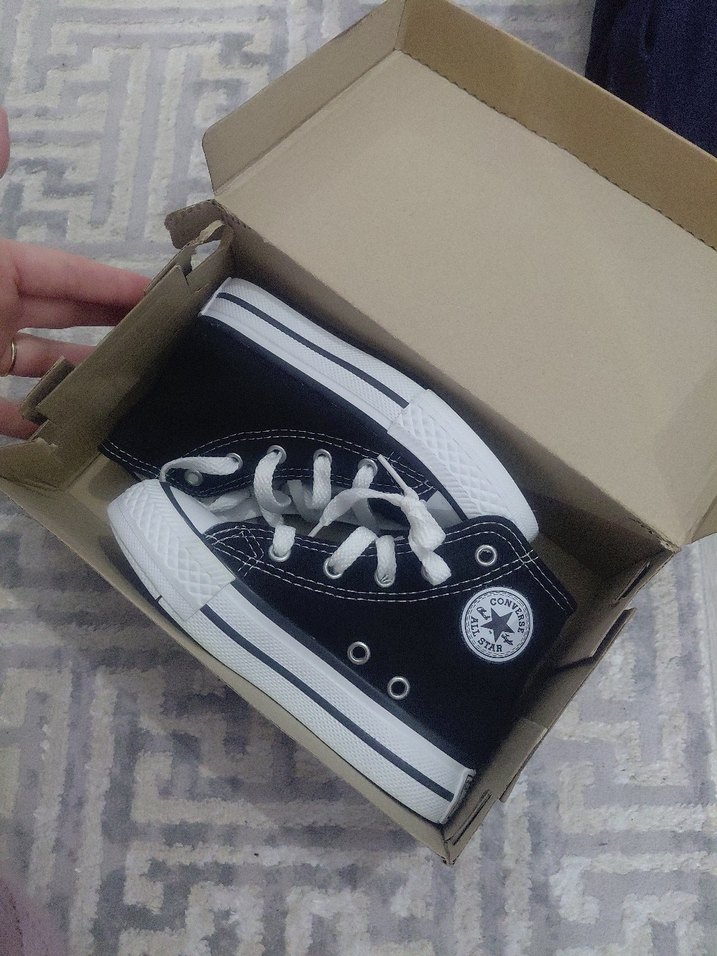 Siyah Bağcıklı  cocuk Spor Ayakkabı - Görsel 2