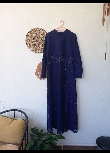 Şık kaliteli bir abiye danteli kaliteli laylon dantel degil - Görsel 3