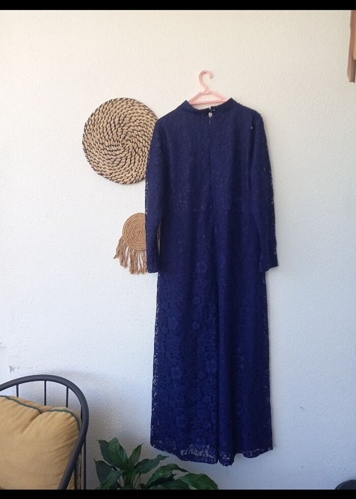 Şık kaliteli bir abiye danteli  kaliteli laylon dantel degil - Görsel 5