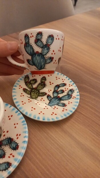 Seramik el yapımı fincan  - Görsel 5