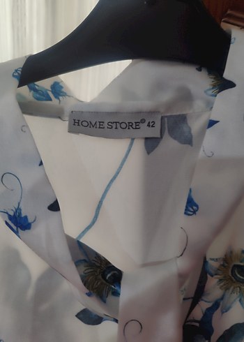 Home Store Bohem Uzun Kollu Çiçekli Uzun Elbise