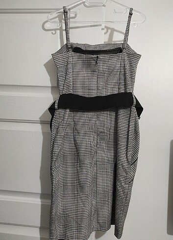 Ekose elbise - Görsel 4