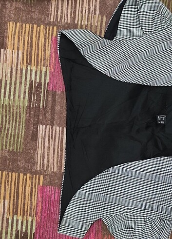 Ekose elbise - Görsel 3