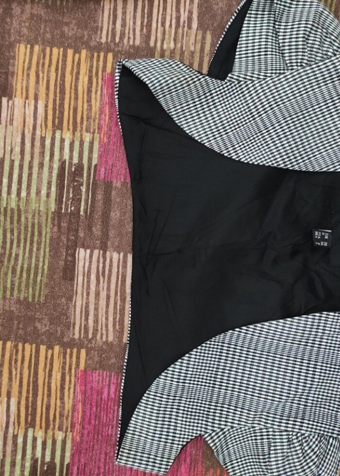 Ekose elbise - Görsel 3