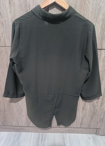 Haki yeşili adil ışık marka gömlek - Görsel 2