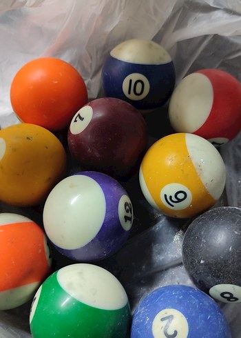 Renkli Bilardo Topları Seti 16 adet - Görsel 2