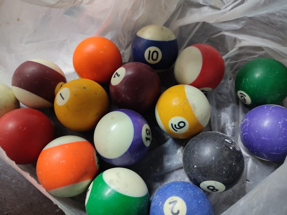 Renkli Bilardo Topları Seti 16 adet - Görsel 2