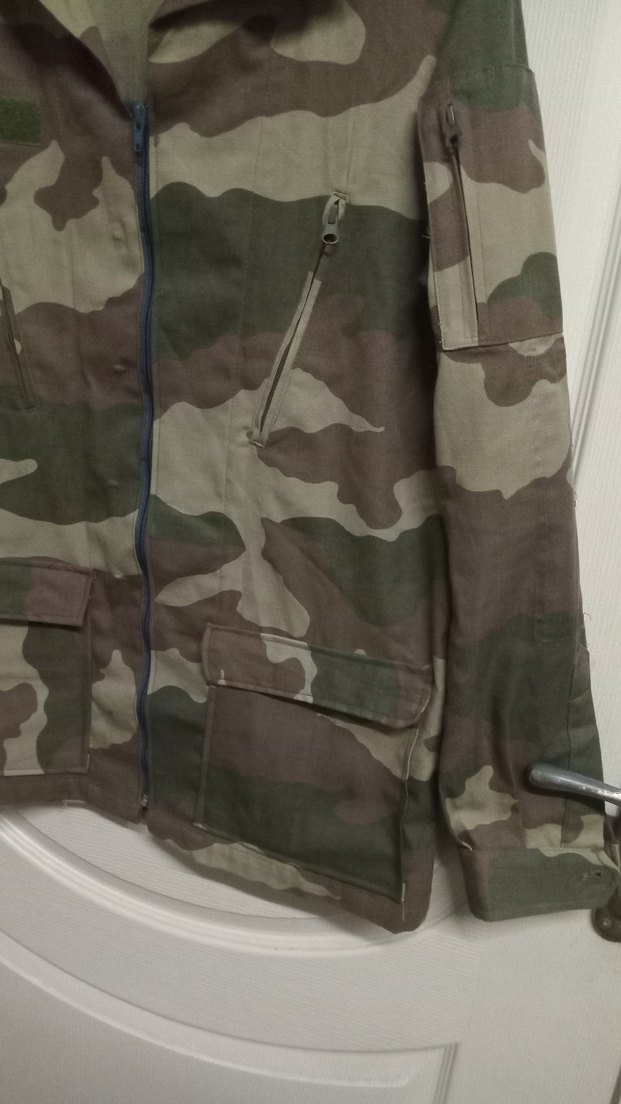 Haki Kamuflaj Fermuarlı Erkek Mont - Görsel 2