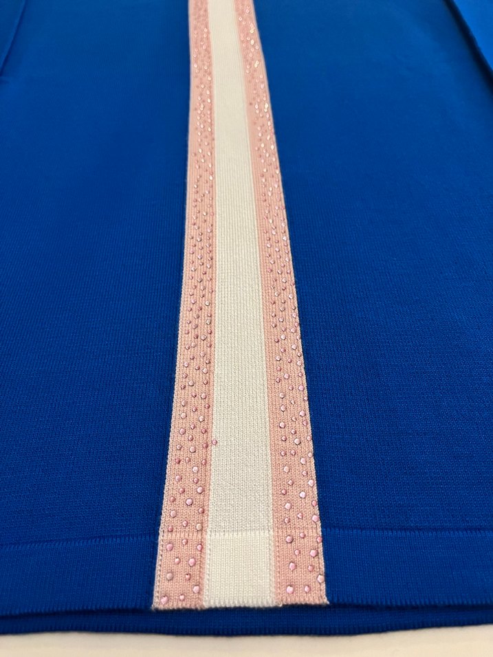 Mavi Uzun Kollu Kadın Tunik - Görsel 2